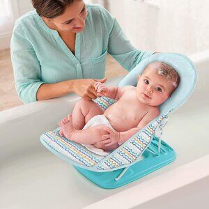 Summer Infant Deluxe Baby Bath Seat, Adjustable Support for Sink or Bathtub
